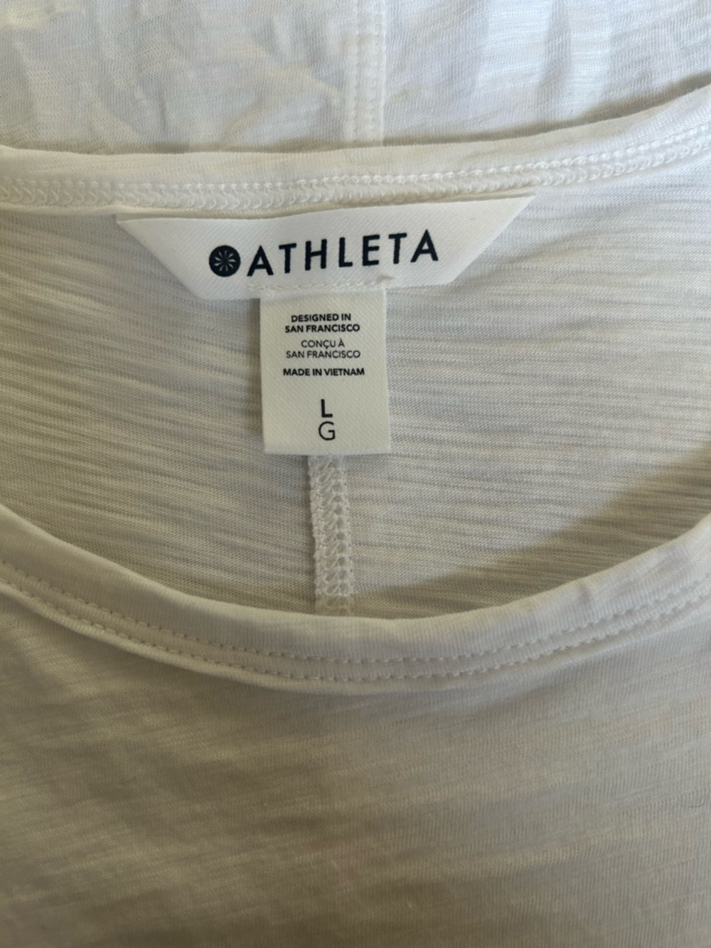 Athleta - Discontinued Essential Slub Tee - Picture 2 of 3